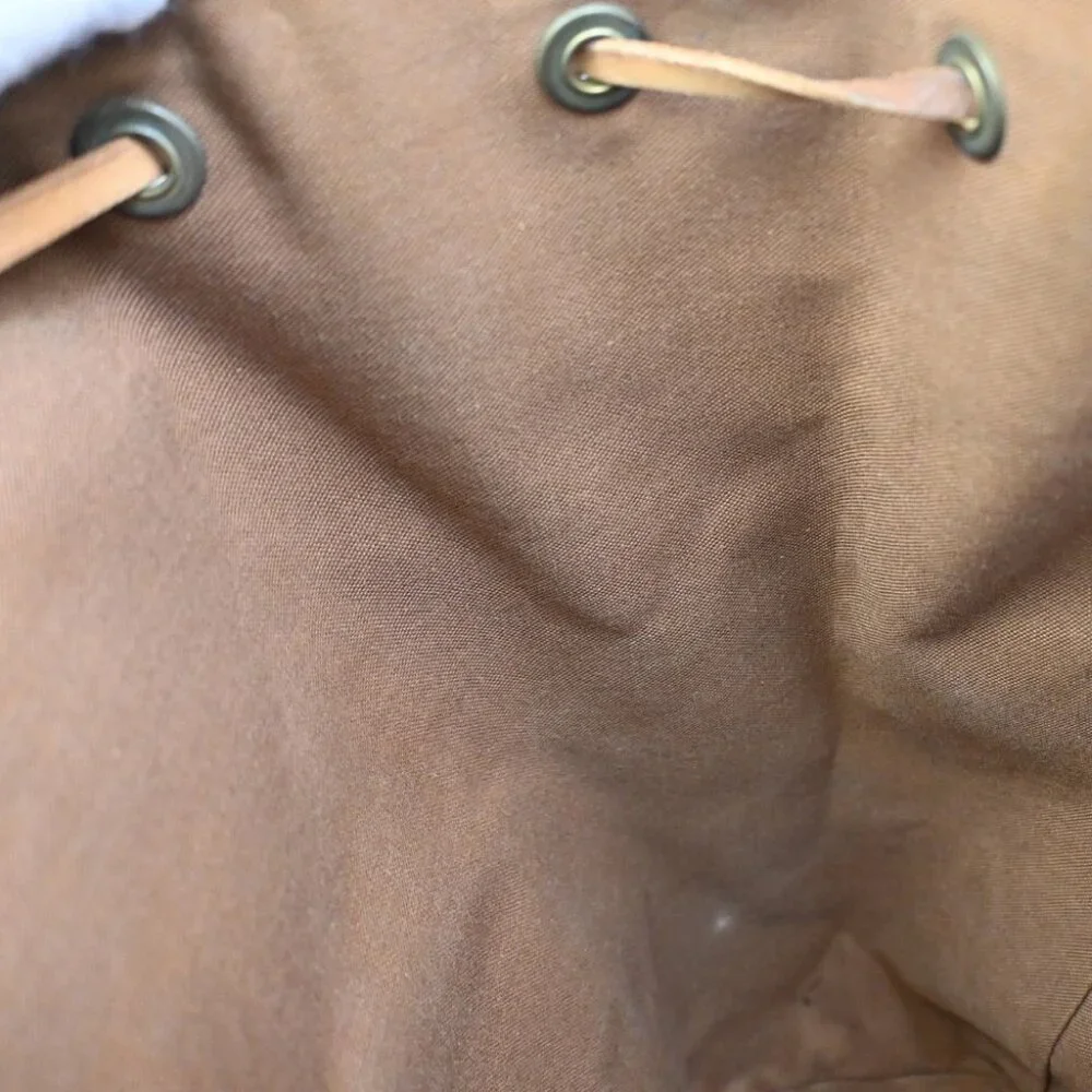 LOUIS VUITTON Montsouris GM Backpack Bag Monogram Leather Brown